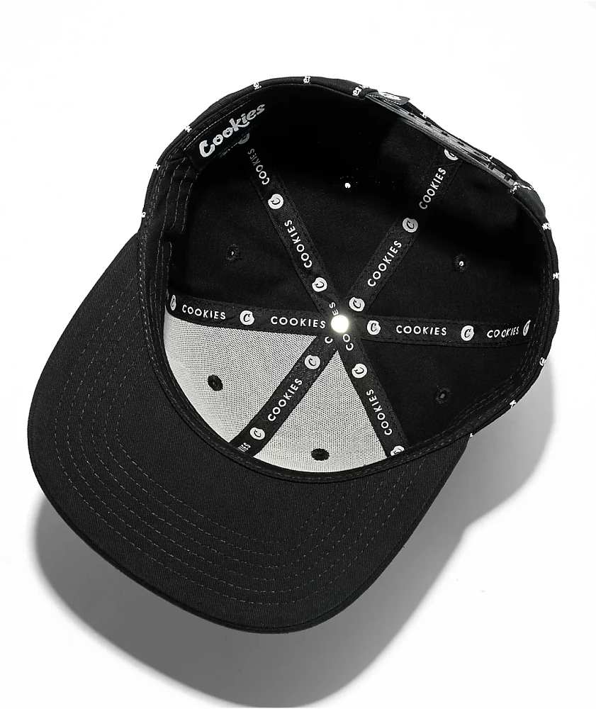 Cookies Puttin Work Black Snapback Hat