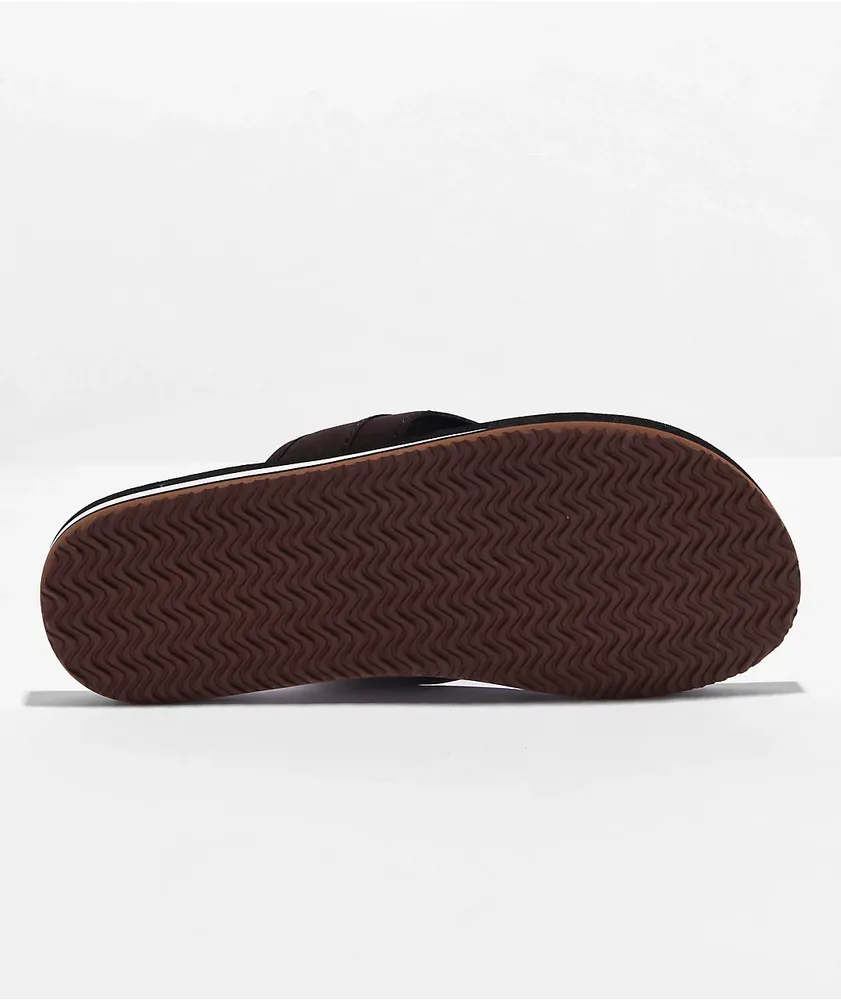 Cords Cruzer Brown & Black Sandals
