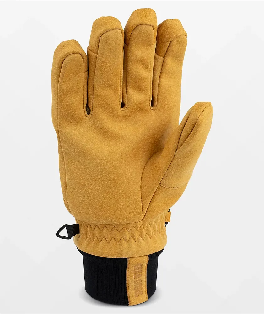 Crab Grab Chop Tan Snow Gloves