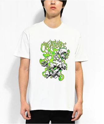 Creature Head High White T-Shirt