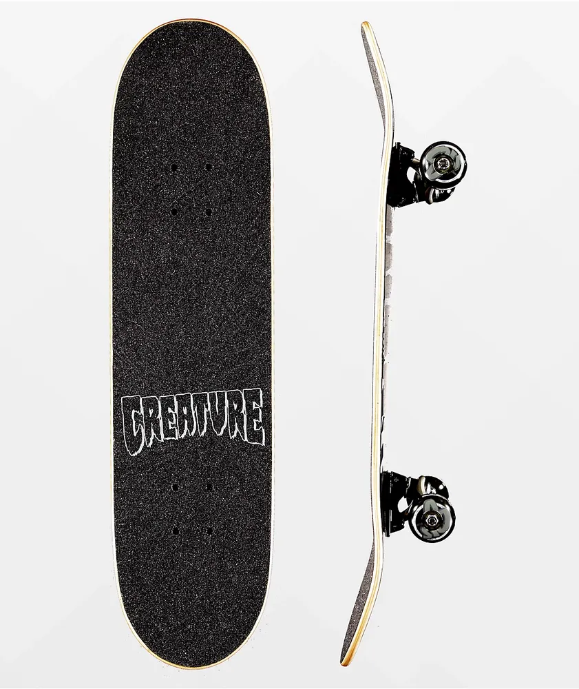 Creature Logo Metallic 7.75" Skateboard Complete