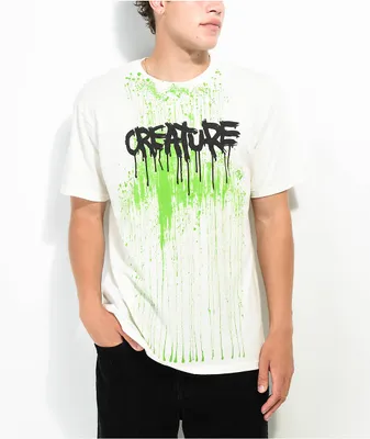 Creature Slaughter Splatter White T-Shirt