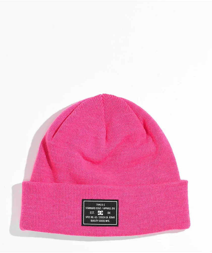 DC Label Crazy Pink Beanie