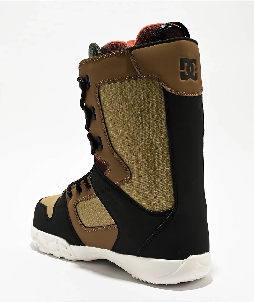 DC Phase Brown & Green Snowboard Boots