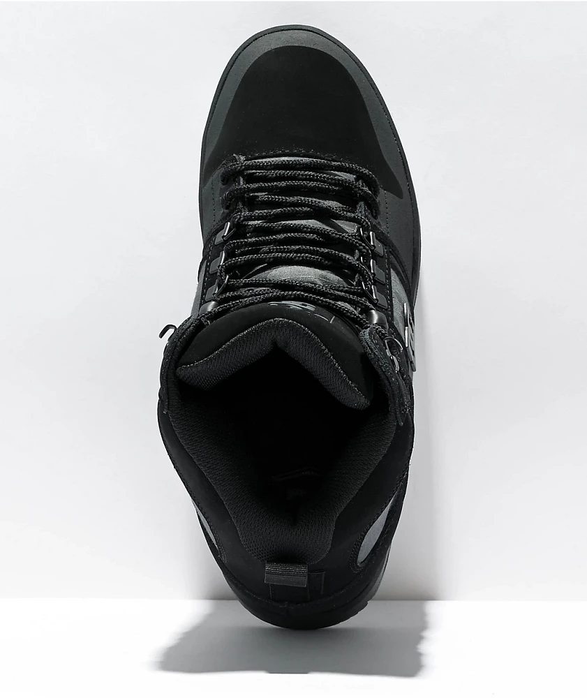 DC Pure High Top Black & Grey Camo Work Boot