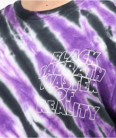 DC x Black Sabbath Black & Purple Tie Dye T-Shirt