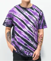 DC x Black Sabbath Black & Purple Tie Dye T-Shirt