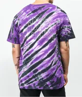 DC x Black Sabbath Black & Purple Tie Dye T-Shirt