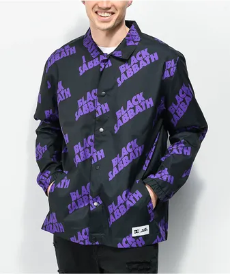 DC x Black Sabbath Black Coaches Jacket