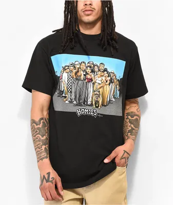 DGA Homies Group Black T-Shirt