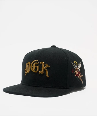 DGK Aces Black Snapback Hat