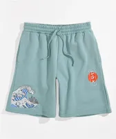 DGK Breaker Seafoam Sweat Shorts