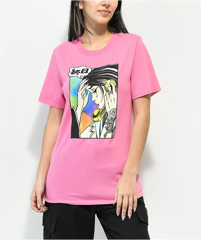 DGK Collect Call Pink T-Shirt