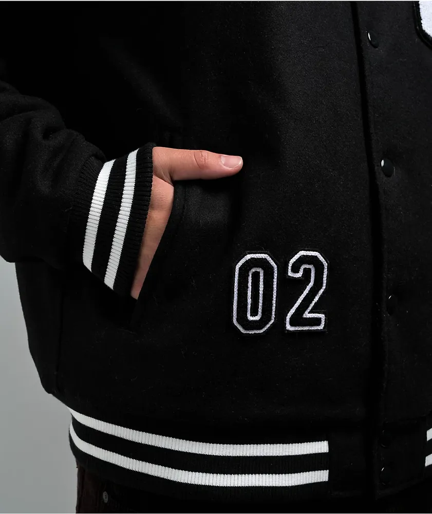DGK Cultivators Black & White Varsity Jacket
