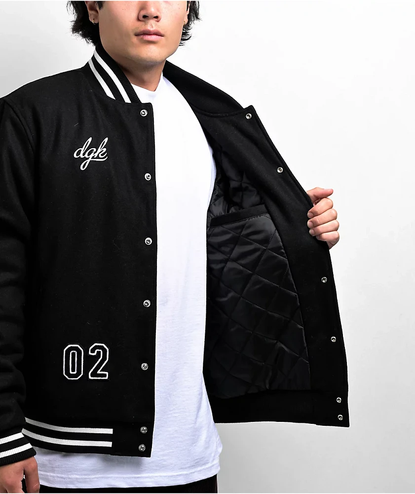 DGK Cultivators Black & White Varsity Jacket