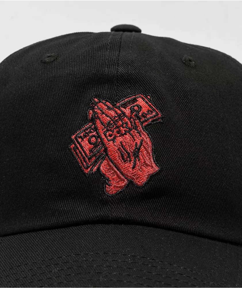 DGK Devotion Black Strapback Hat
