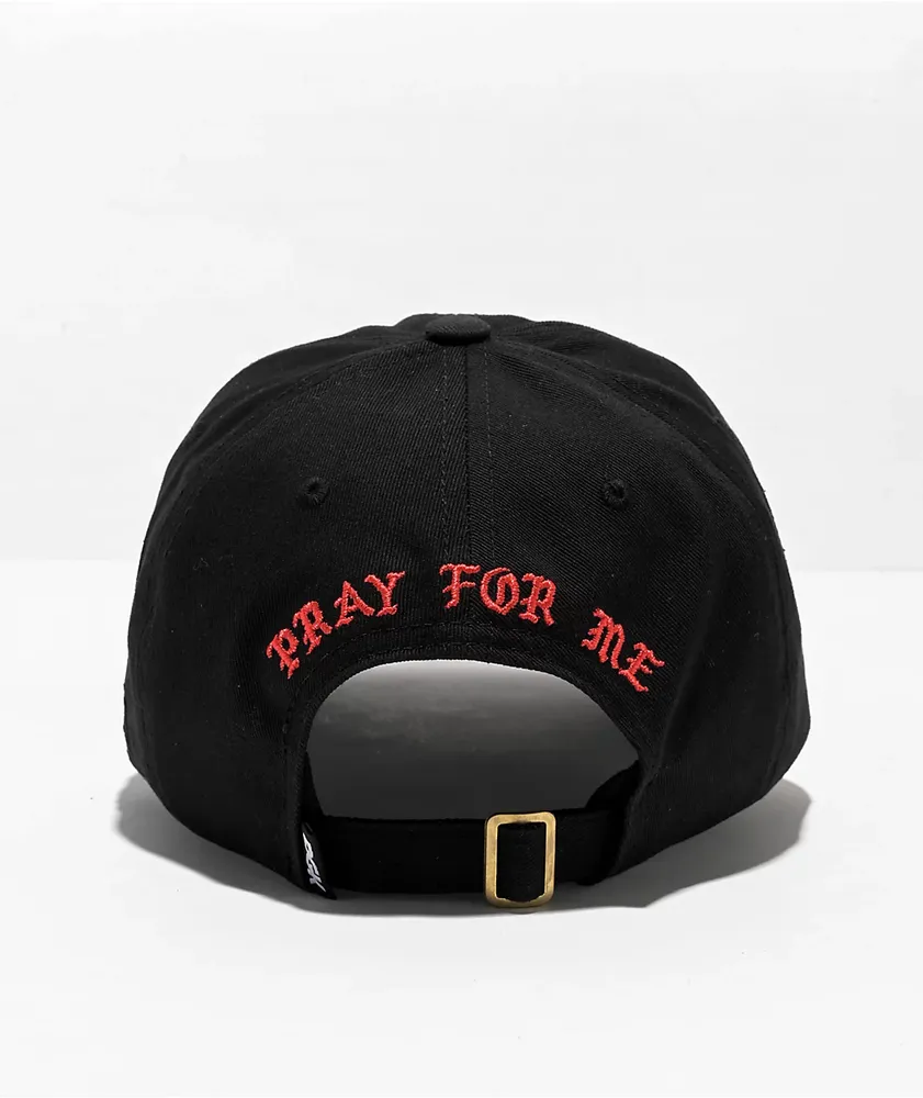 DGK Devotion Black Strapback Hat
