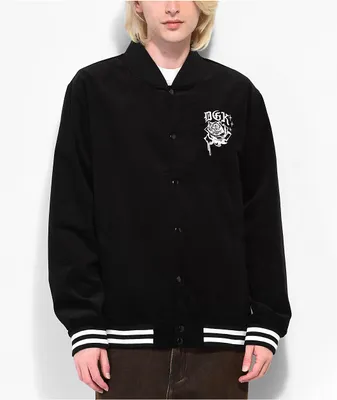 DGK Dominion Black Corduroy Bomber Jacket
