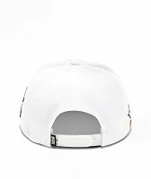 DGK Fire Blossom White Snapback Hat