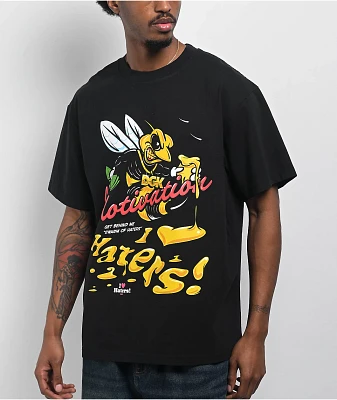 DGK Get Behind Me Heavyweight Vintage Black T-Shirt