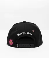 DGK Growth Black Snapback Hat