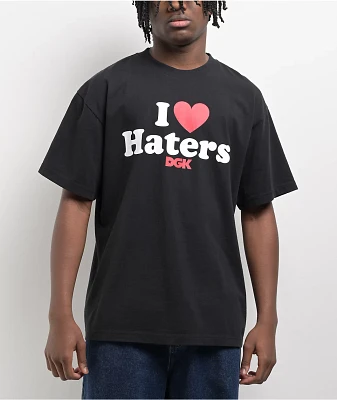 DGK I Love Haters Heavyweight Vintage Black T-Shirt