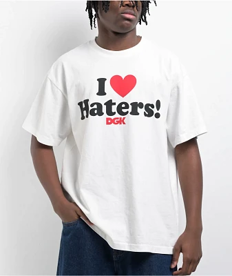 DGK I Love Haters Heavyweight White T-Shirt