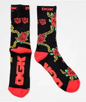 DGK Lavish Black Crew Socks