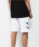 DGK Life White Sweat Shorts