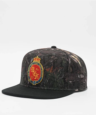 DGK Liga Camo & Black Snapback Hat