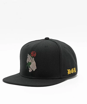 DGK Mercy Black Snapback Hat