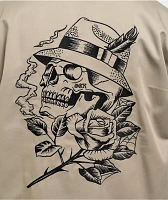 DGK Pachuco Tan Quarter Zip Work Shirt