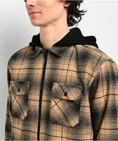 DGK Saint Tan Hooded Flannel Shirt