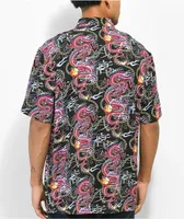 DGK Virtue Black Short Sleeve Button Up Shirt