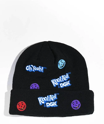 DGK x Kool Aid Oh Yeah Black Beanie