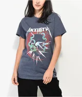 DREAM Anxiety Skull Grey T-Shirt