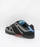 DVS Celcius Black, Charcoal, Red & Blue Skate Shoes