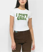 Daisy Street IDC White Crop T-Shirt