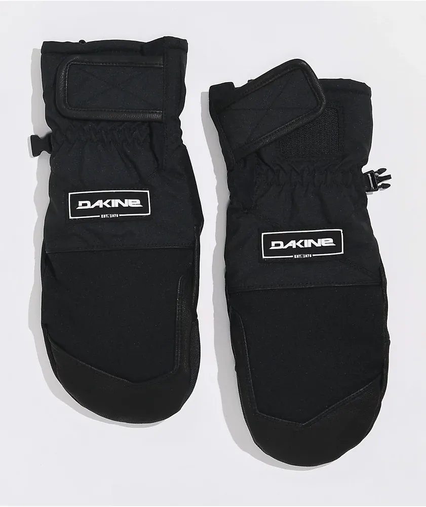 Dakine Charger Black Snowboard Mittens
