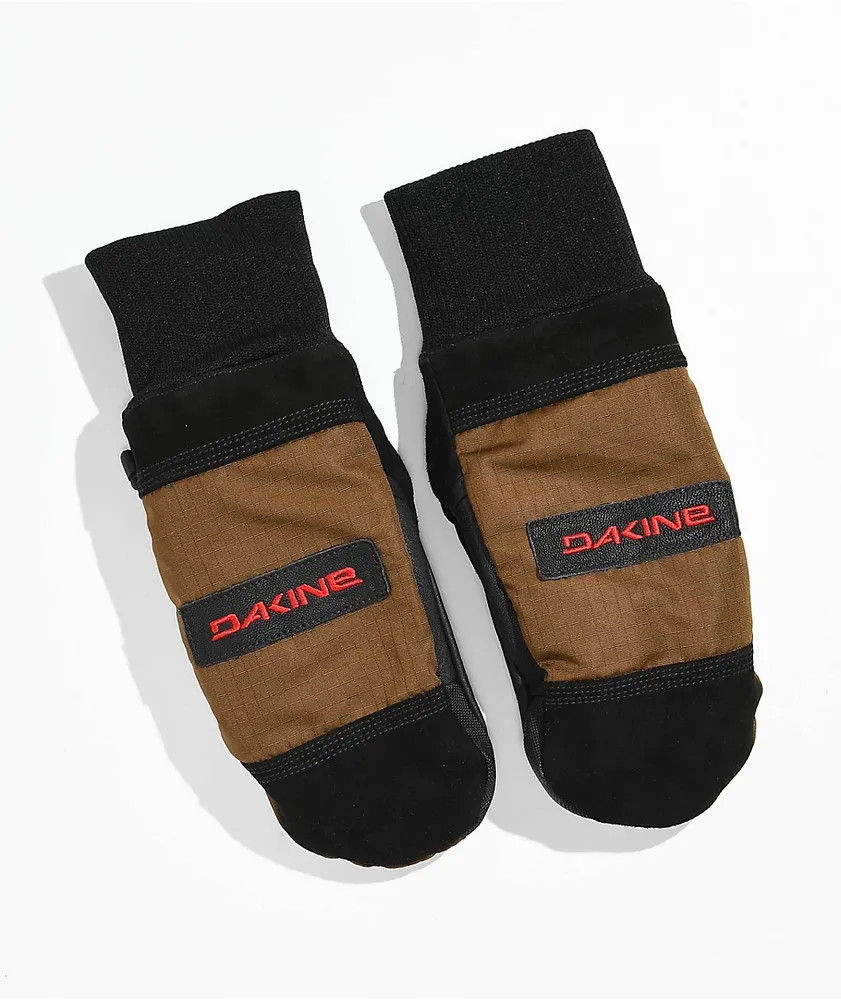 Dakine Pinto Brown Snowboard Mittens 2023