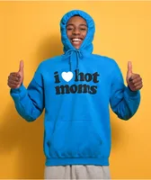 Danny Duncan I Heart Hot Moms Blue Hoodie