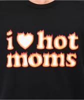 Danny Duncan I Heart Hot Moms Flame Black T-Shirt