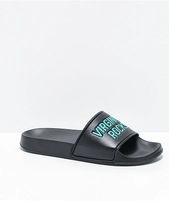 Danny Duncan Virginity Rocks Black & Blue Slide Sandals