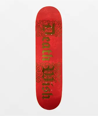 Deathwish Drop Cap 8.0" Skateboard Deck