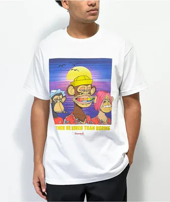 Diamond Supply Co. x Ape 3 Some Ape White T-Shirt