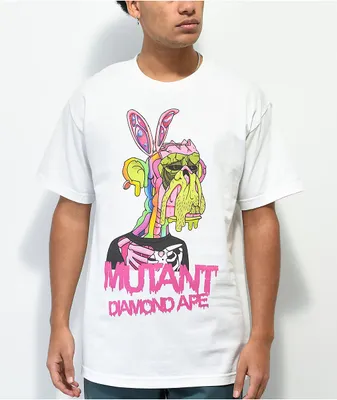 Diamond Supply Co. x Ape Mutant Ape Bunny White T-Shirt