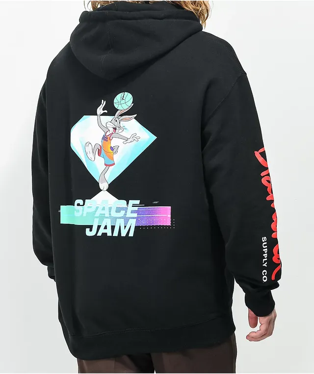 Zumiez Diamond Hoodies Diamond Supply X Space Jam Hook Shot Black