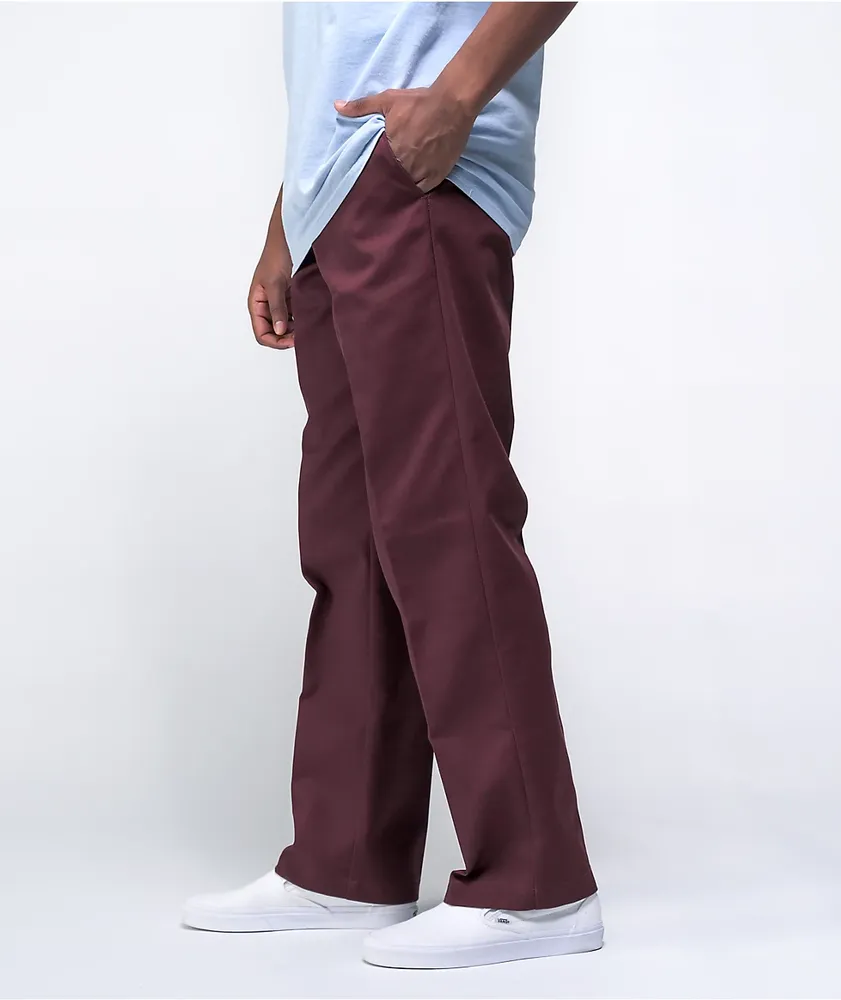 Dickies '67 Skate Straight Maroon Work Pants