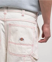 Dickies Contrast White Carpenter Shorts