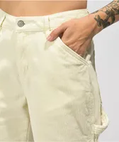 Dickies Cream Corduroy Carpenter Pants